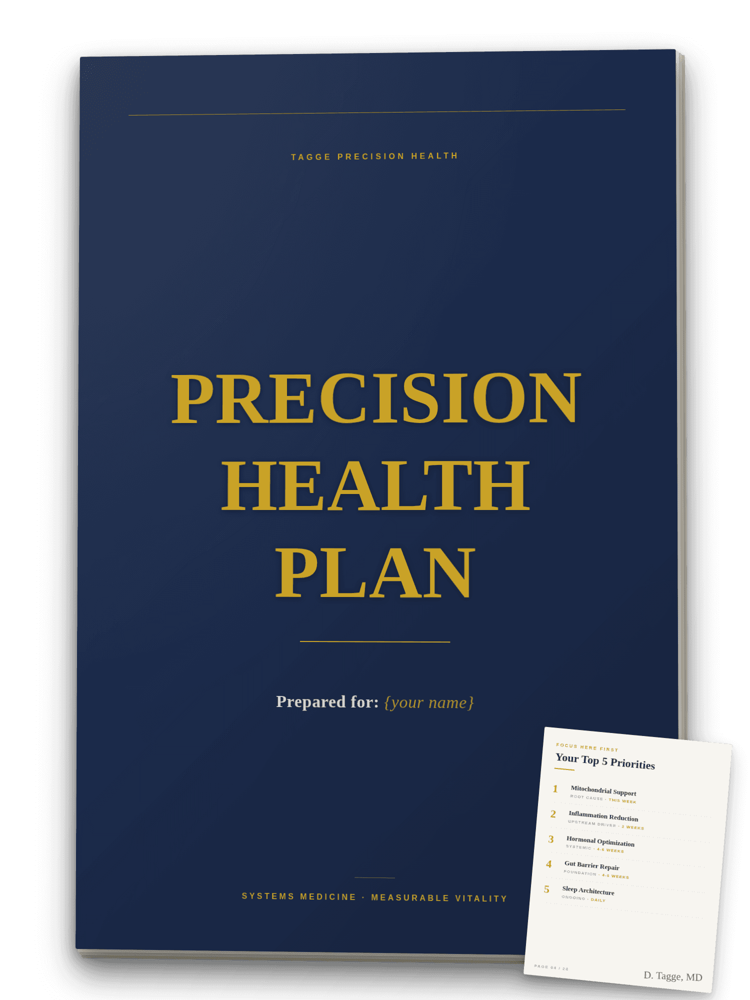 Precision Health Plan cover page